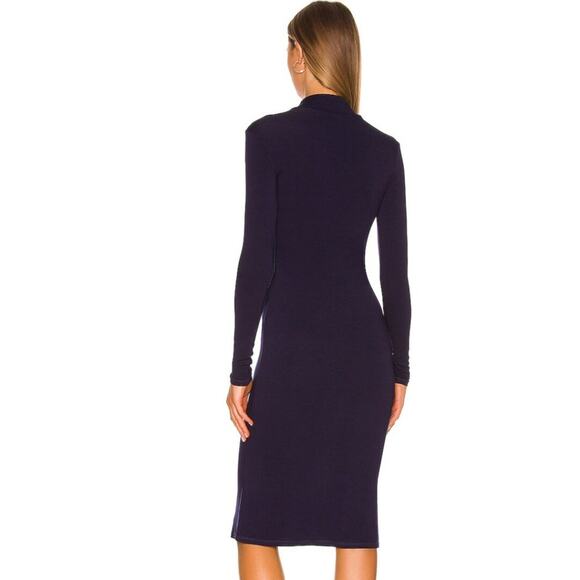 Lovers and Friends Cecilia Midi Dress in Navy Blue NWT Size Small - Picture 2 of 3